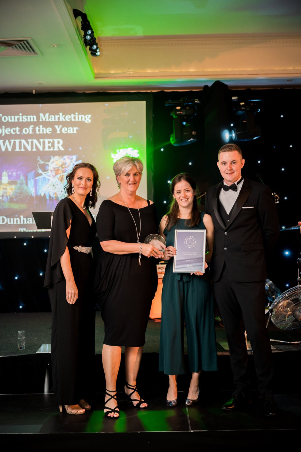 Luke from DigiTickets ticketing software company at Marketing Cheshire awards